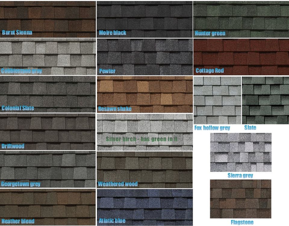 shingle colors